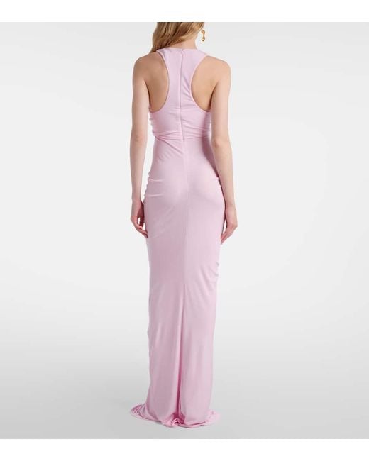 Christopher Esber Pink Maxikleid Vivenda Aus Jersey