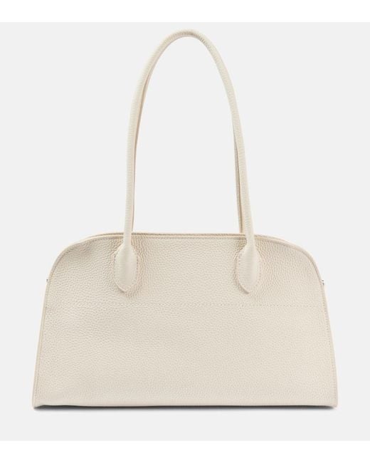 The Row Natural Margaux 12 Leather Tote Bag
