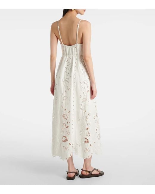 Farm Rio White Maxikleid