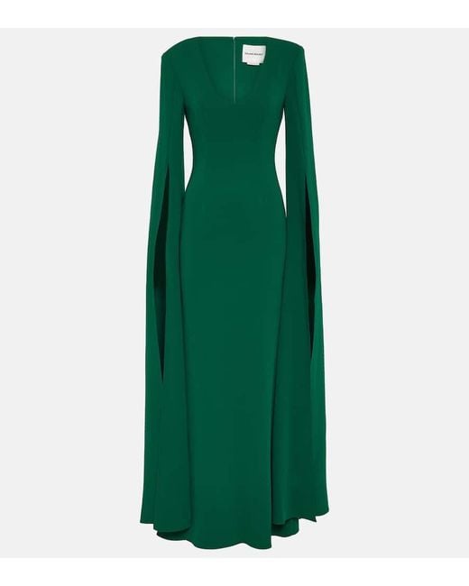 Roland Mouret Green Robe Aus Cady