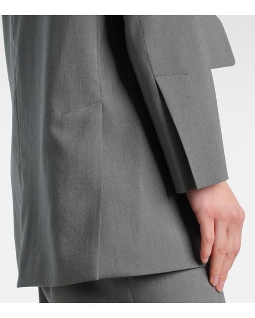 Blazer Ebridi di Max Mara in Gray