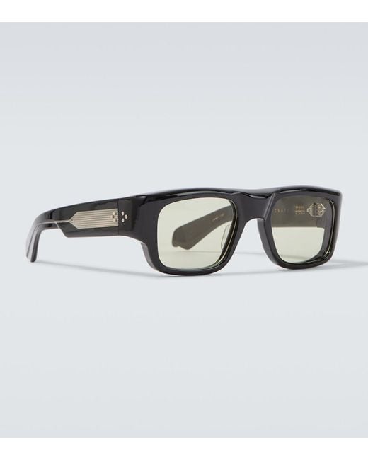 Jacques Marie Mage Brown Donat Rectangular Sunglasses for men