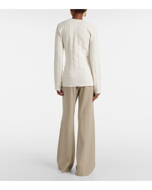 TOVE White Uma Jacquard Jacket