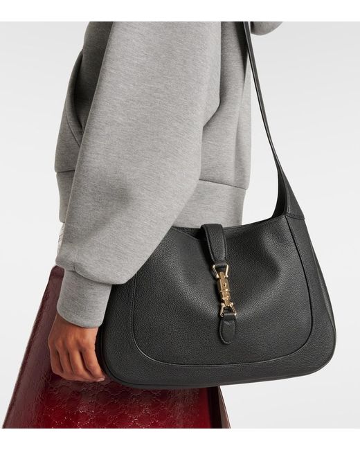 Gucci Black Jackie 1961 Large Bag, Leather