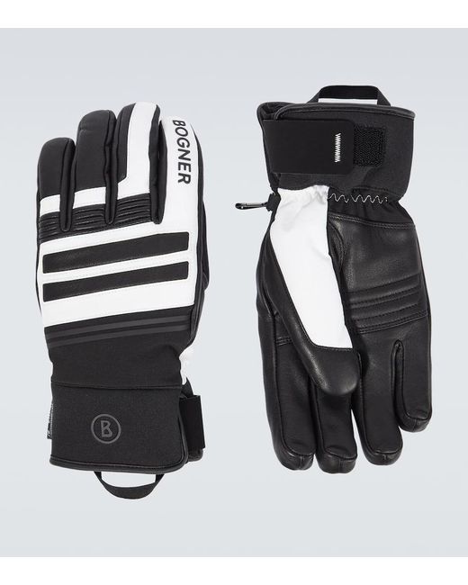 Bogner Black Alex Ski Gloves for men
