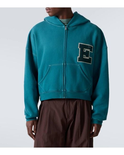 Sudadera Con Capucha De Algodon ERL de hombre de color Blue