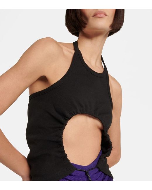 Alaïa Black Top Aus Baumwolle