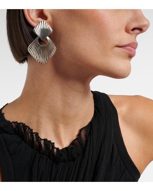 Pendientes Demetra Jennifer Behr de color Metallic