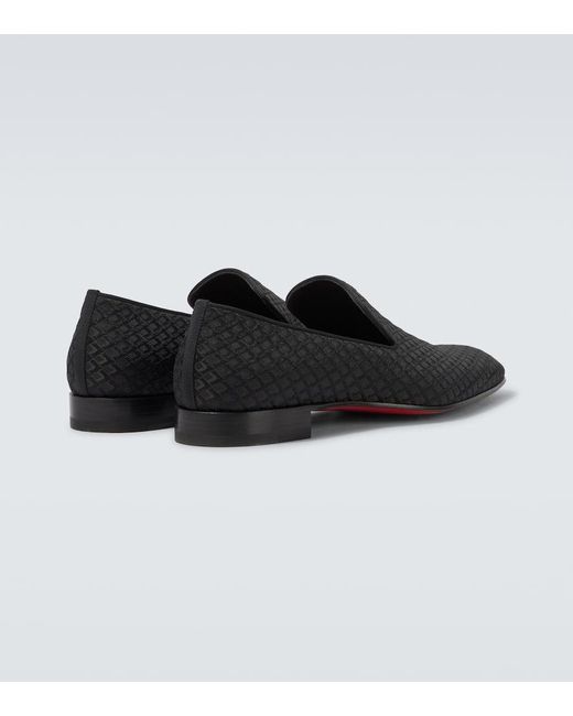 Mocassins Dandelion En Jacquard Christian Louboutin pour homme en coloris Black