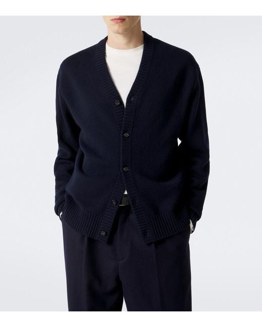 Lisa Yang Blue Fenris Cashmere Cardigan for men
