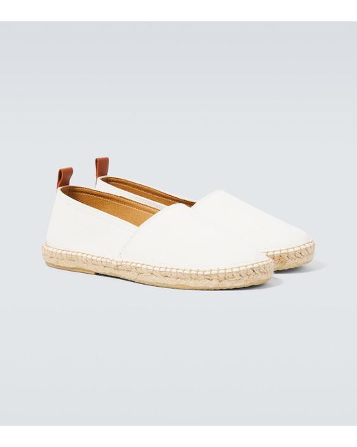Frescobol Carioca White Canvas Espadrilles for men