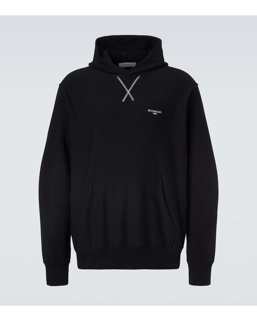 Sudadera De Jersey De Algodon Con Logo Givenchy de hombre de color Blue