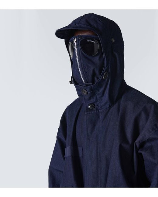 Junya Watanabe Blue X C.p. Company Layered Denim Jacket for men