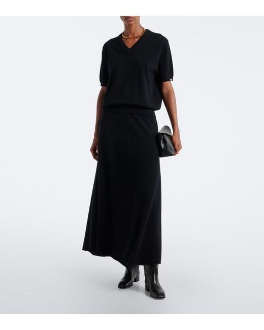 Extreme Cashmere Black N°490 Martina Cashmere-Blend Sweater