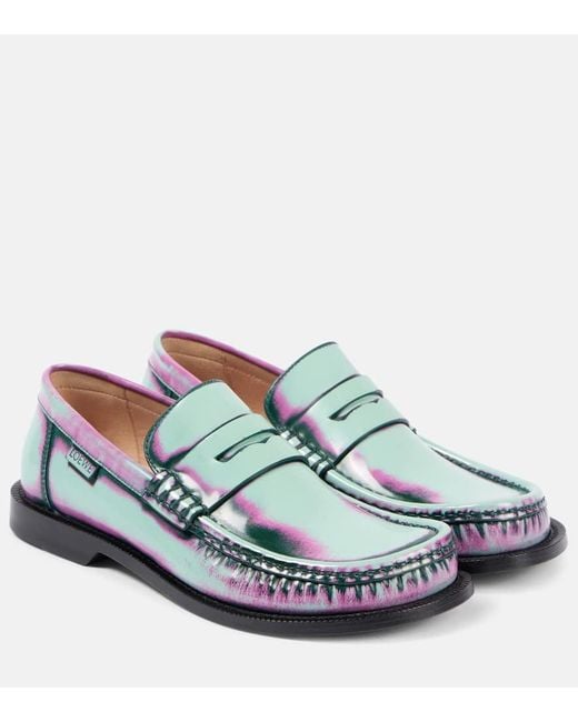 Mocassini Campo di Loewe in Multicolor