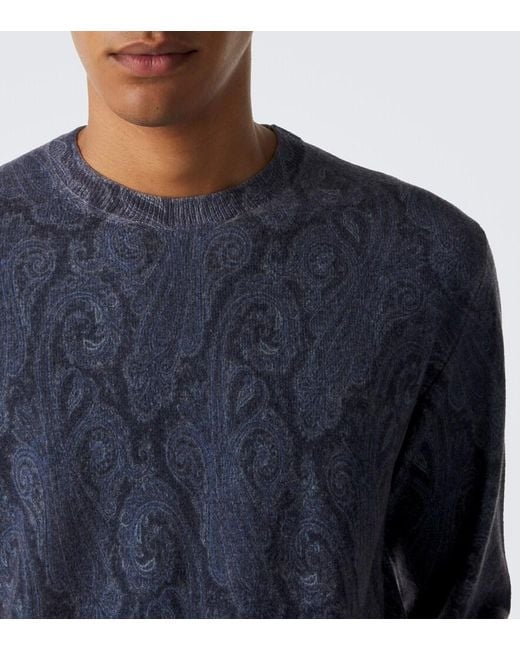 Pullover di Etro in Blue da Uomo
