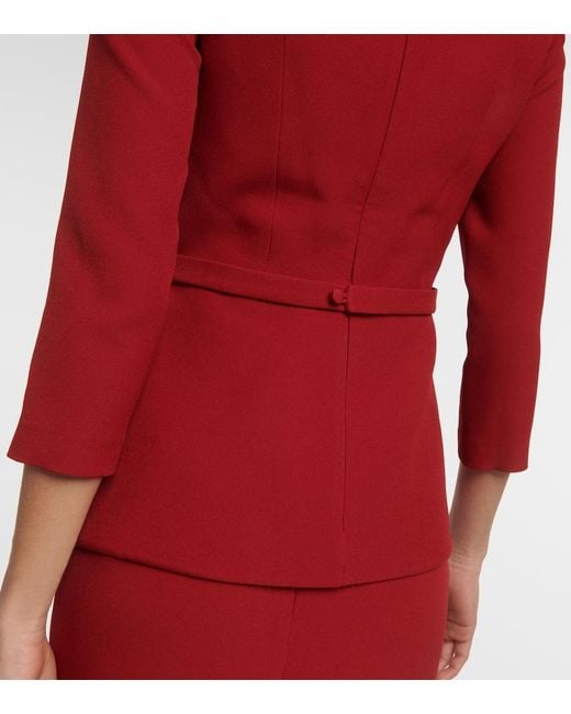 Blouse Safiyaa en coloris Red