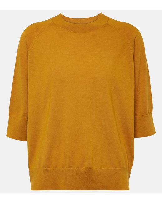 Pullover in lana di Dries Van Noten in Orange