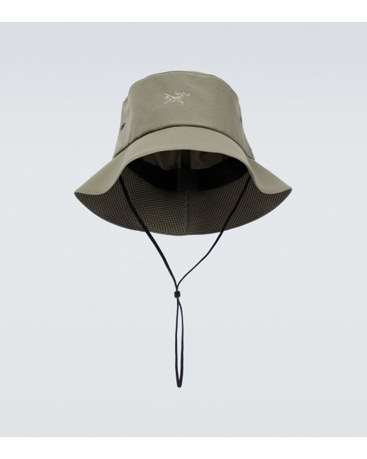 Arc'teryx Green Nylon Bucket Hat for men