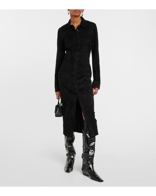 Stouls Black Becky Suede Coat