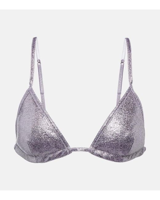 Tom Ford Gray Metallic Bralette