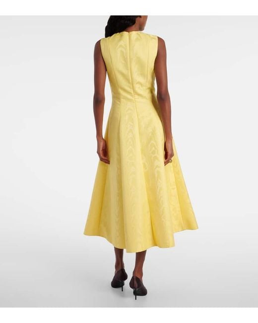 Robe Midi Mara Emilia Wickstead en coloris Yellow