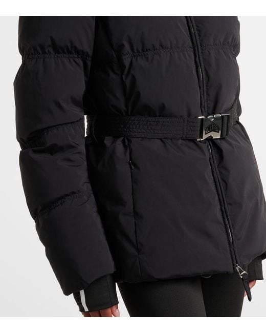 Jet Set Black Chamonix Belted Ski Jacket