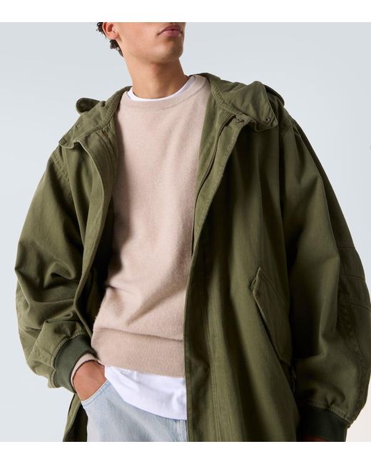 Parka Kemet De Algodon The Row de hombre de color Green