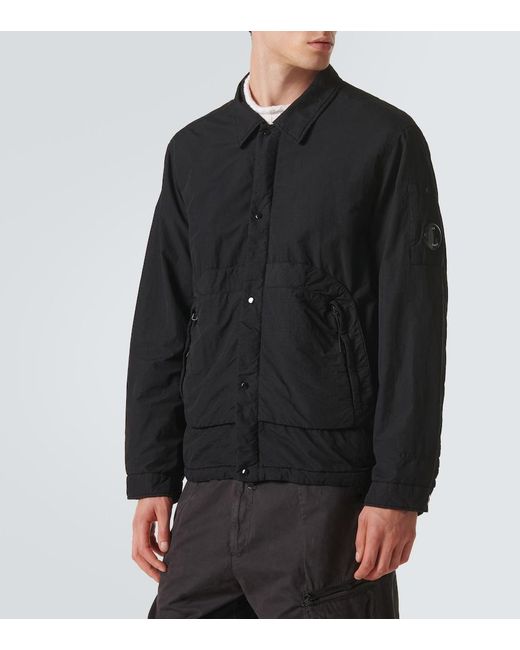 C P Company Blue Technical Field Jacket for men