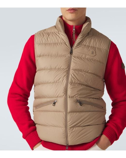 Moncler Natural Treompan Down Vest for men