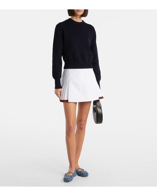Gucci Blue Gg Cotton Sweater