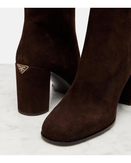 Stivaletti di Prada in Brown