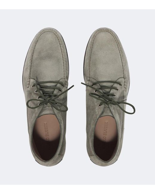 Manolo Blahnik Gray Rhinebeck Suede Desert Boots for men