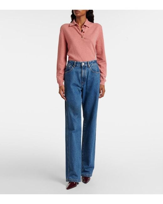 Joseph Blue Chams Straight Jeans