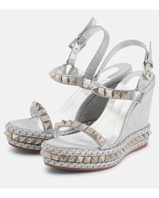Christian Louboutin ♪ Pyraclou ウエッジサンダル 3210806N295 0400009000283_BLACK?wid=600&