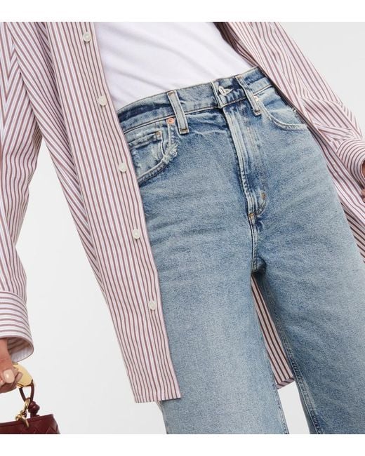 Citizens of Humanity Blue Paloma High-Rise Wide-Leg Jeans