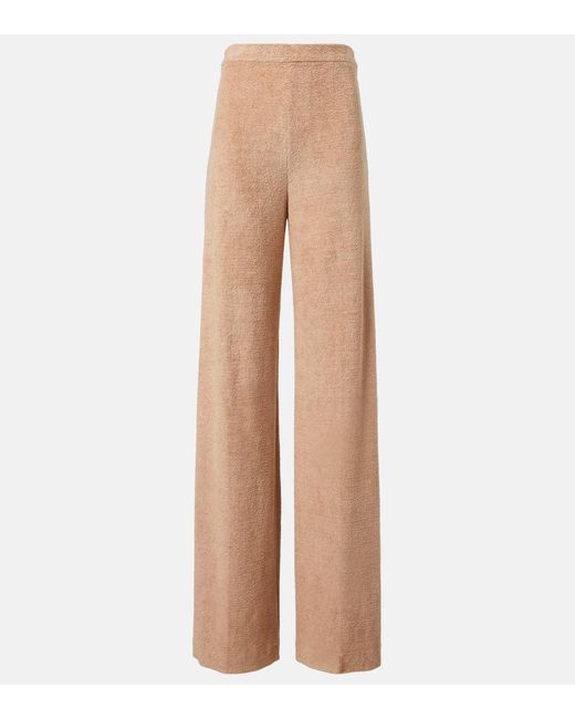 Pantalon Ample En Lin Et Coton Loro Piana en coloris Natural