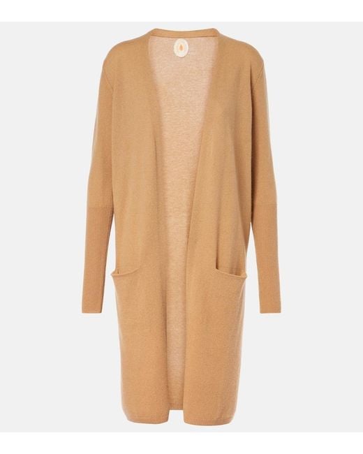 Jardin Des Orangers Natural Wool And Cashmere Cardigan