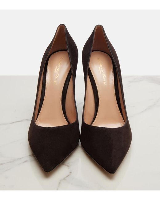 Gianvito Rossi Black Gianvito Suede Pumps
