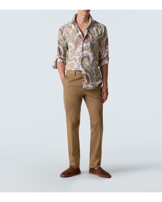 Etro Natural Cotton Chinos for men