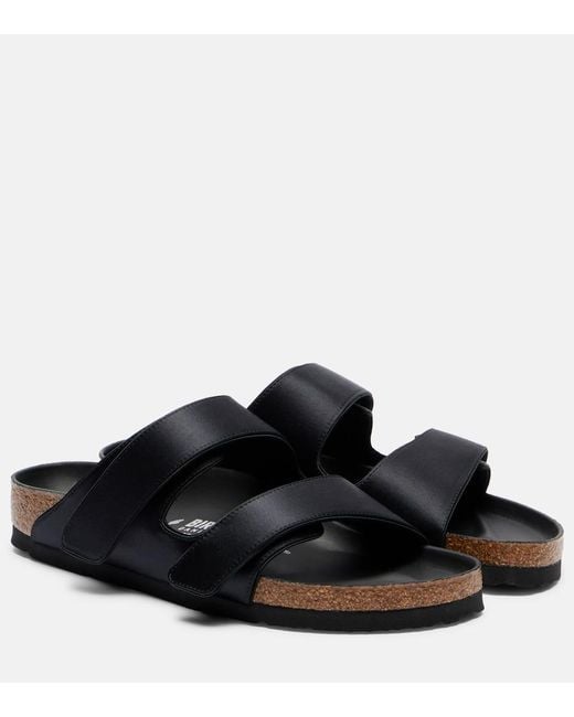 Birkenstock Black X Danielle Frankel Arizona Satin Sandals