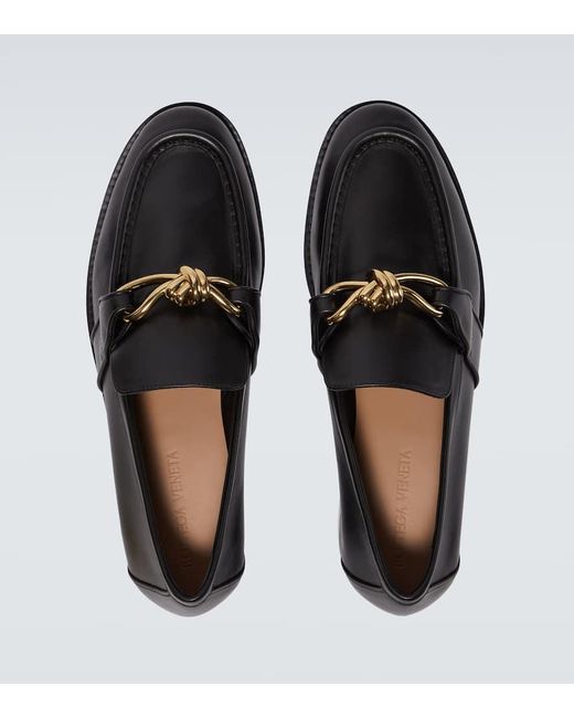 Bottega Veneta Loafers Astaire Knot Aus Leder in Black für Herren