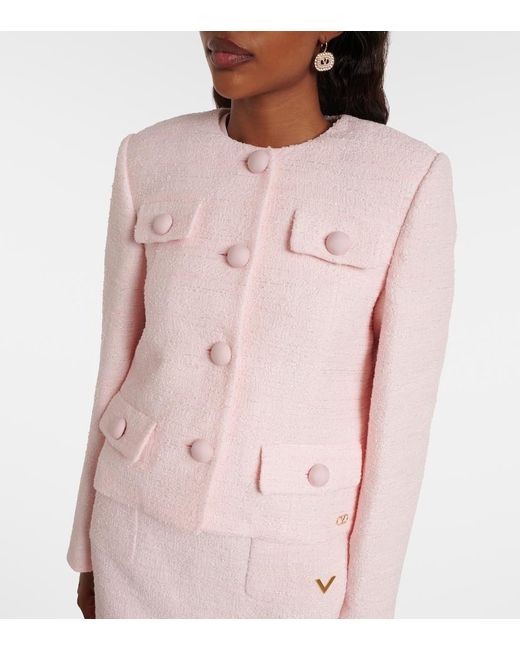 Valentino Pink Tweed Jacket