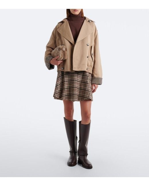 Brunello Cucinelli Black Monili Leather Knee-High Boots