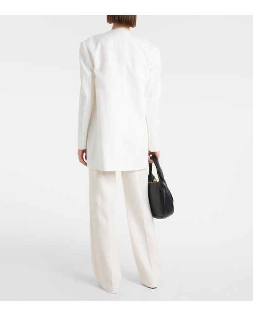 TOVE White Saunders Cotton-Blend Jacket