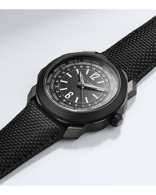 Orologio Octo Roma di BVLGARI in Black da Uomo