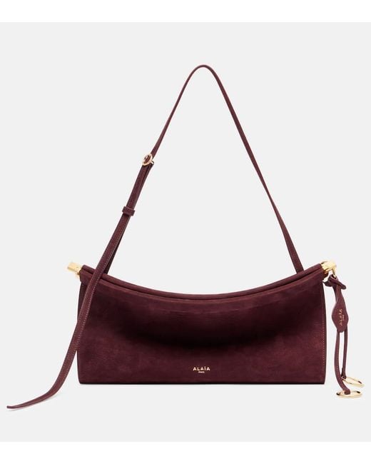 Borsa A Spalla Le Click Medium di Alaïa in Purple