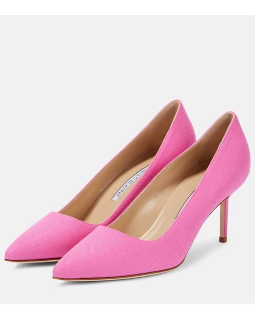 Manolo Blahnik Pink Pumps Tora 70