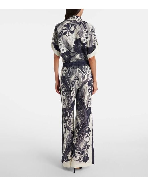 Pantaloni Mickey A Gamba Larga di ALÉMAIS in White