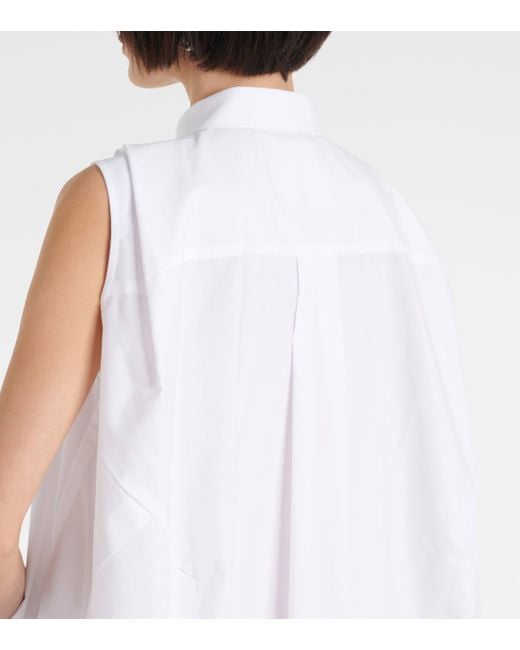 Robe chemise Sacai en coloris White